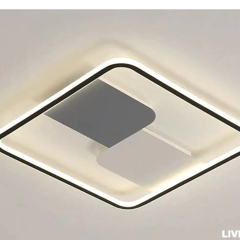Ultra - Thin Square Ceiling Lamp For Living Room Master Bedroom