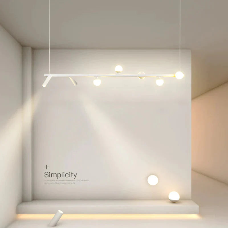 Simple Chandelier Led Dining Room Lamp Modern Nordic Living Studio Designer Bar Pendant