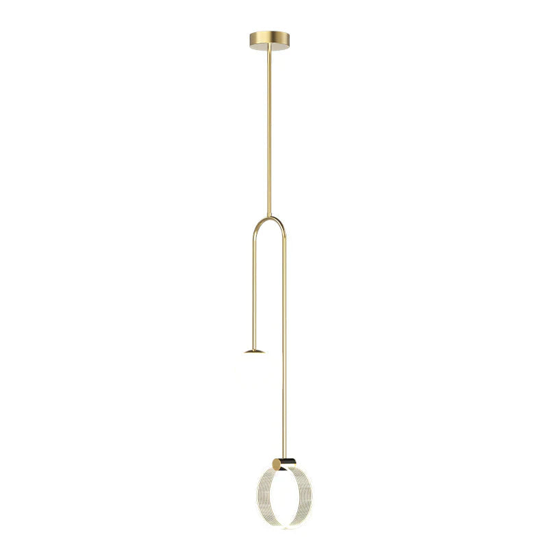 Bedside Lamp Simple Chandelier Modern Light Luxury Bedroom Led Living Room Background Pendant
