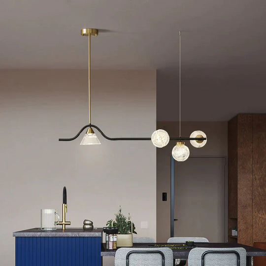 Nordic Restaurant Chandelier Simple Modern Atmosphere Bar Post - Modern Warm Luxury Online
