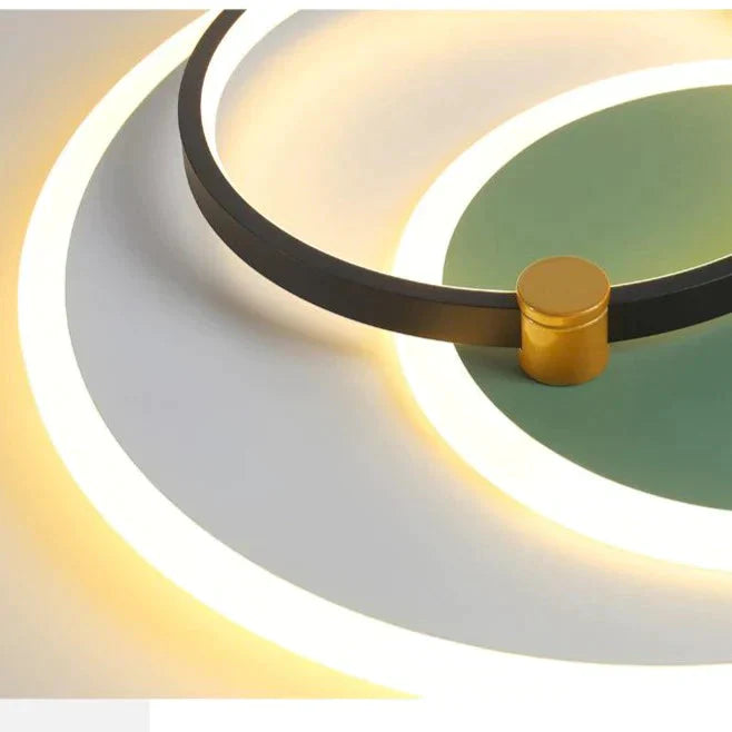 Nordic Living Room Lamp Led Ceiling Household Bedroom Dining Simple Modern Atmosphere Creative Net