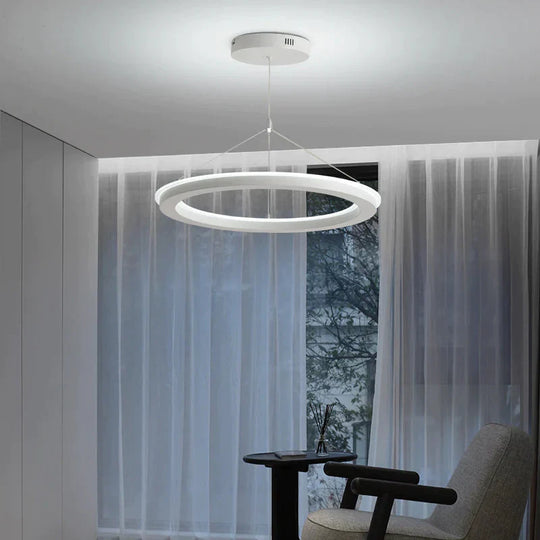 Light In The Bedroom Led Modern Minimalist Chandelier Diffuse Reflection Creative Dining Room Lamp