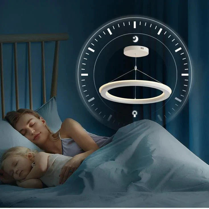 Light In The Bedroom Led Modern Minimalist Chandelier Diffuse Reflection Creative Dining Room Lamp