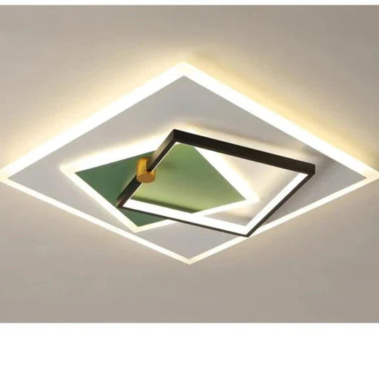 Nordic Living Room Lamp Led Ceiling Square Household Bedroom Dining Simple Modern Atmosphere