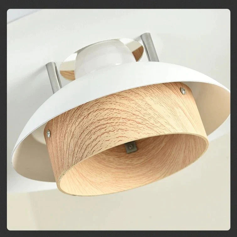 Nordic Walnut Restaurant Chandelier Simple Creative Solid Wood Bedroom Pendant