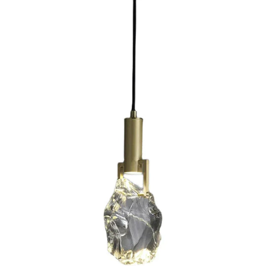 All - Copper Original Stone Crystal Bedroom Bedside Decorative Pendant Light