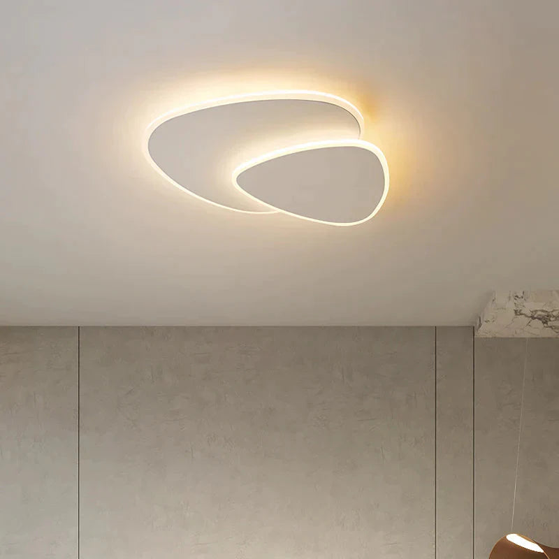 Minimalist Master Bedroom Lamp Nordic Room Modern Simple Creative Triangular Pebble Ceiling