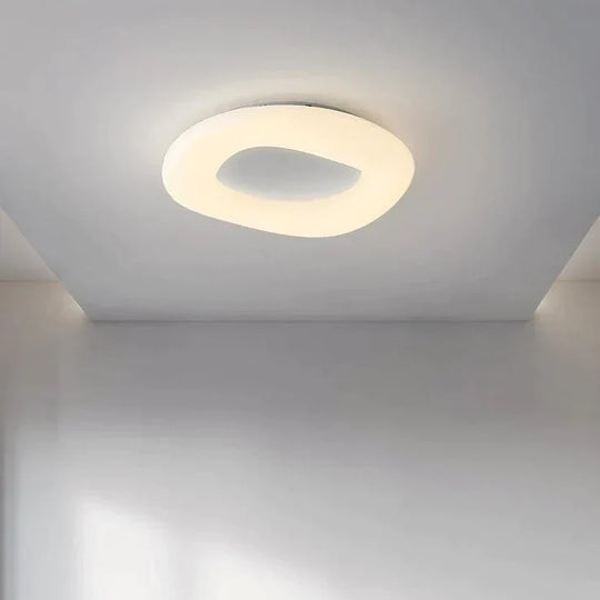 Donut Ceiling Lamp Modern Minimalist Bedroom Ring Creative Living Room