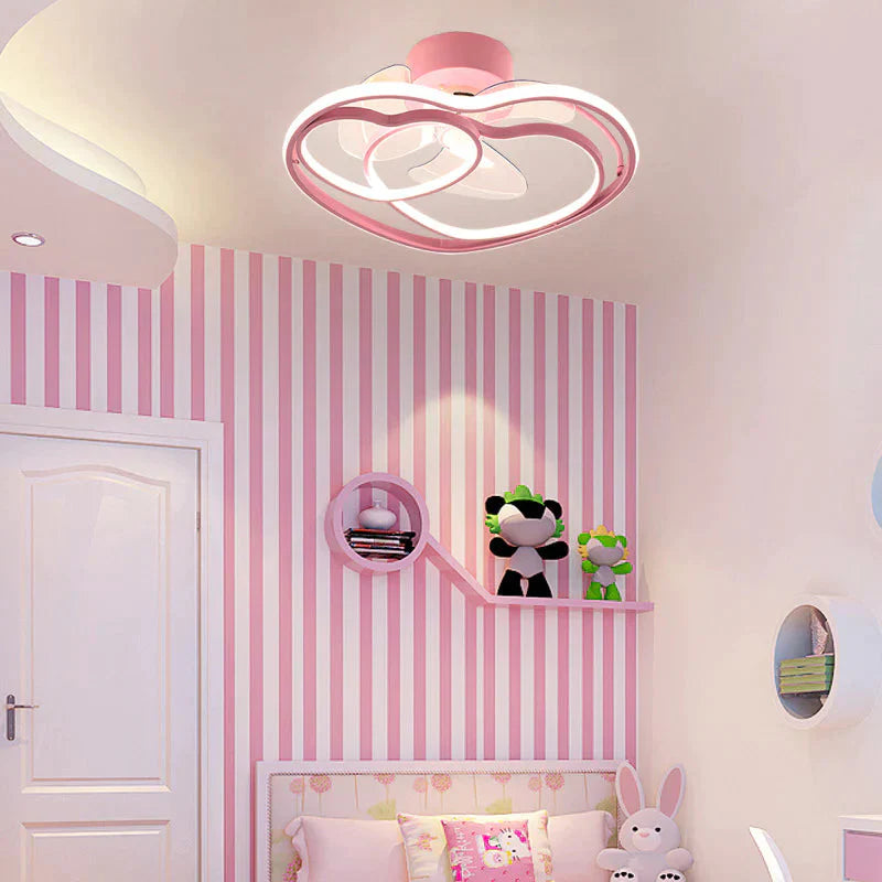 Creative Ceiling Fan Lamp Led