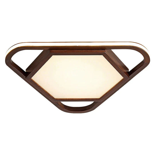 Walnut Bedroom Lamp Simple Creative Led Room Personality Ceiling