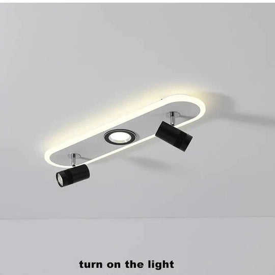 Creative Spotlight Led Ceiling Lamp Living Room Cloakroom Nordic Minimalist Strip