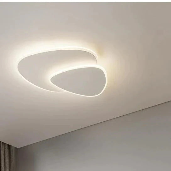Minimalist Master Bedroom Lamp Nordic Room Modern Simple Creative Triangular Pebble Ceiling