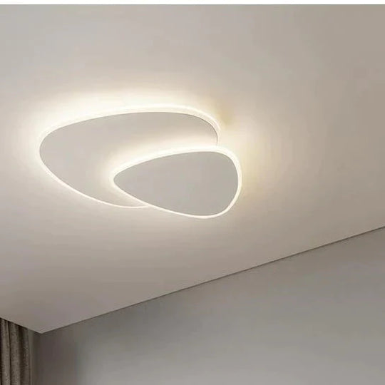 Minimalist Master Bedroom Lamp Nordic Room Modern Simple Creative Triangular Pebble Ceiling