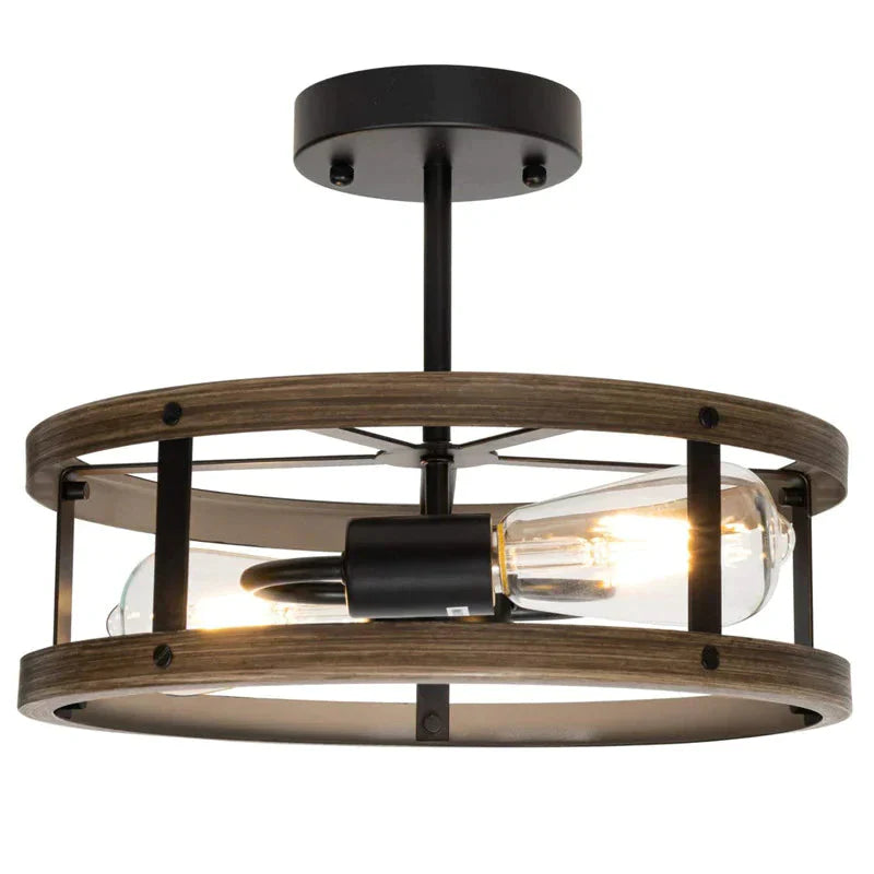 Ceiling Lamp Retro Industrial Wind Embedded Living Room Dining Bedroom Ceiling Lamp