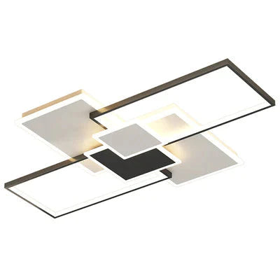 Rectangular Living Room Ceiling Lamp Nordic Simple Personality Bedroom Creative Modern Restaurant