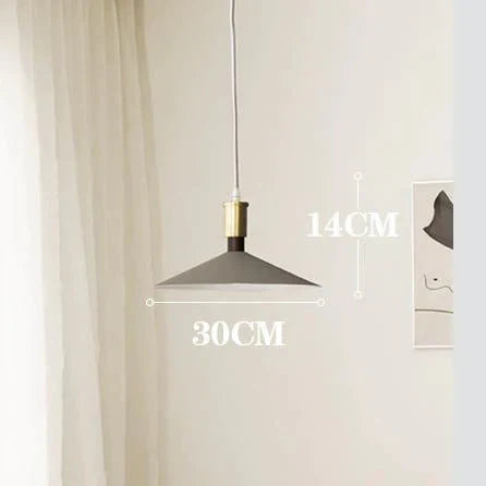 Nordic Modern Minimalist New Chandelier Ed Lamp Single Dining Room Round Bar Table Grey / Small