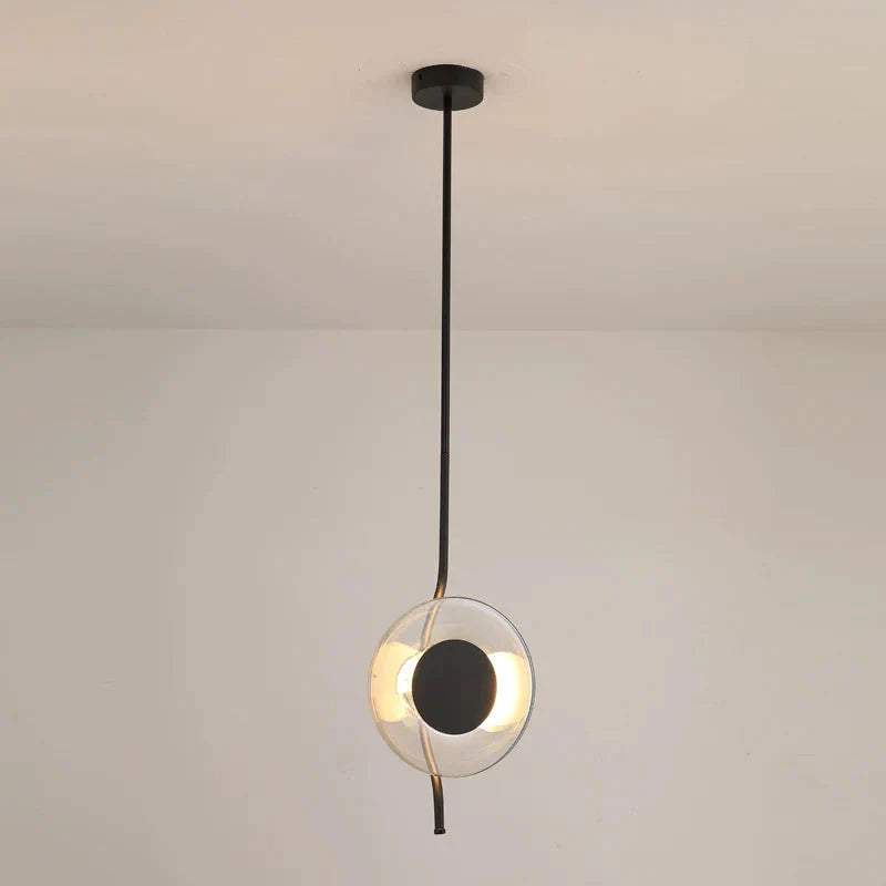 Nordic Simple Glass Lamp Creative Designer Model Room Hotel Corridor Wall Bedside Chandelier Pendant