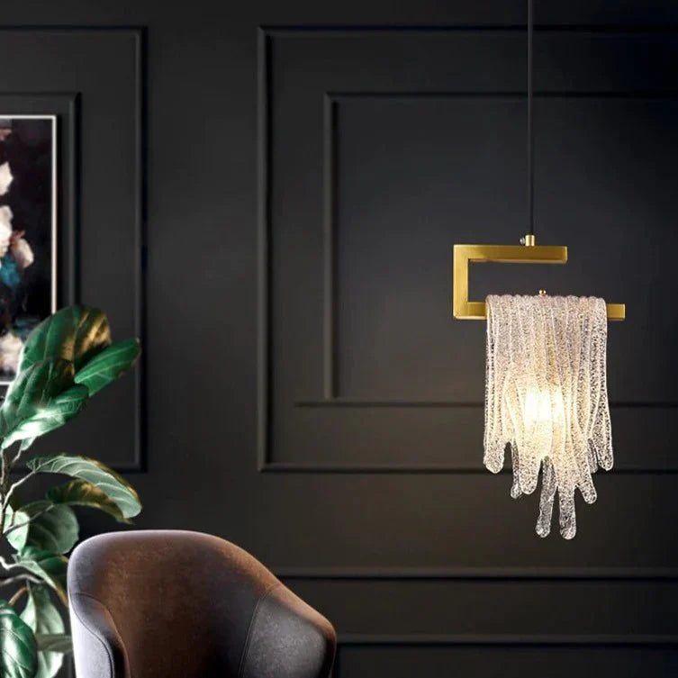 Modern Light Luxury All Copper Small Chandelier Nordic Creative Bedroom Bedside Corridor Aisle