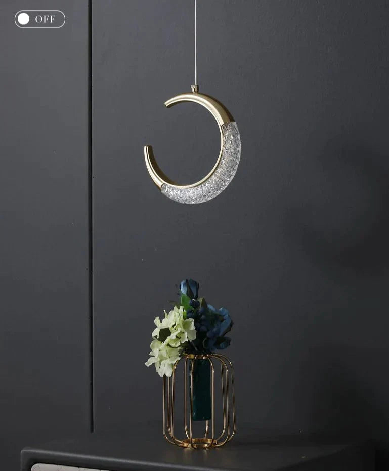Bedside Chandelier Bedroom Warm Long - Line Single - Headed Small Pendant