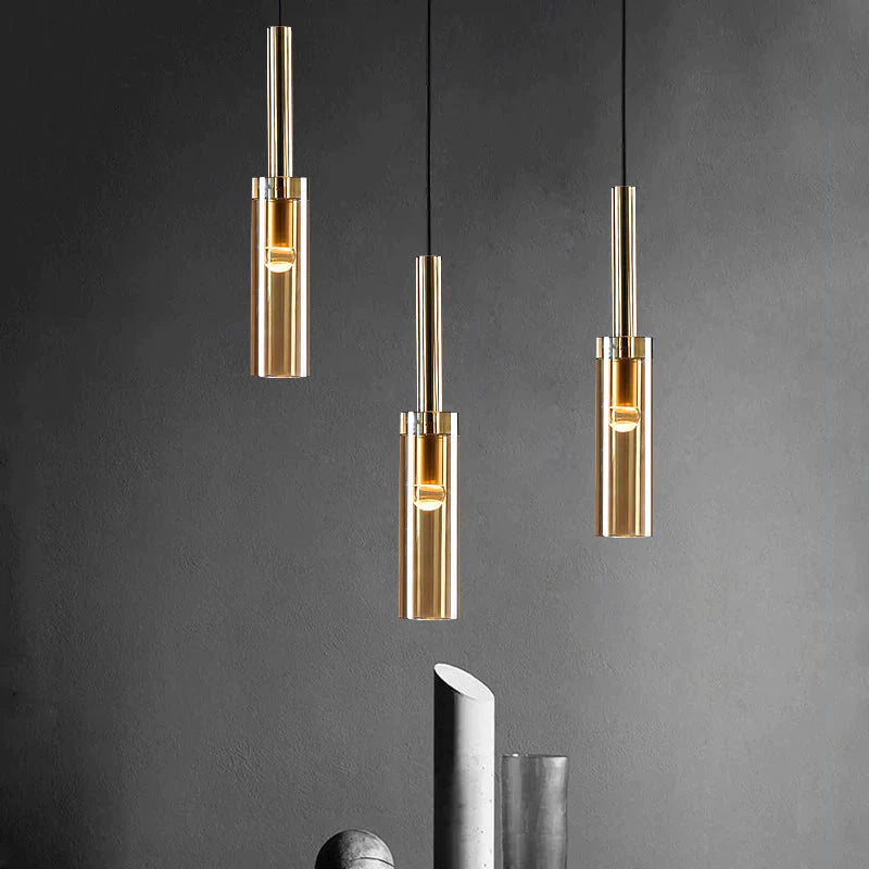 Bedside Chandelier Simple Living Room Tv Background Wall Long Bedroom Pendant