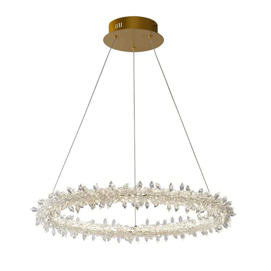 Crystal Chandelier Ring Creative Personality Lamp Pendant
