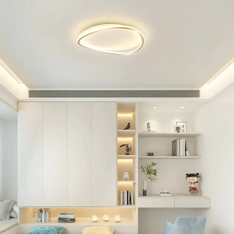 Bedroom Ceiling Lamp Minimalist Art Geometric Circular Master Led Creative Modern Room Lamps