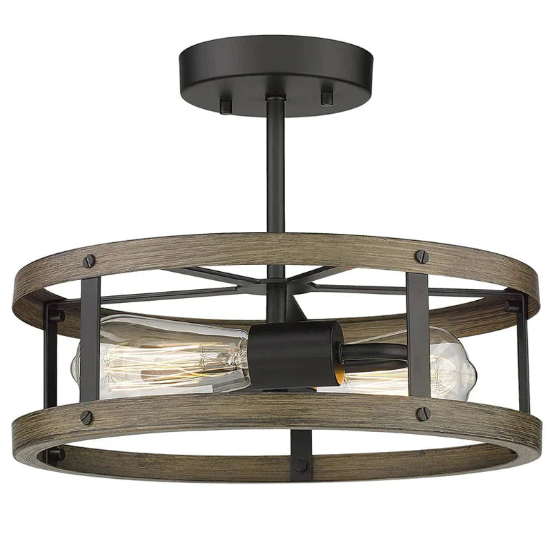 Ceiling Lamp Retro Industrial Wind Embedded Living Room Dining Bedroom Ceiling Lamp