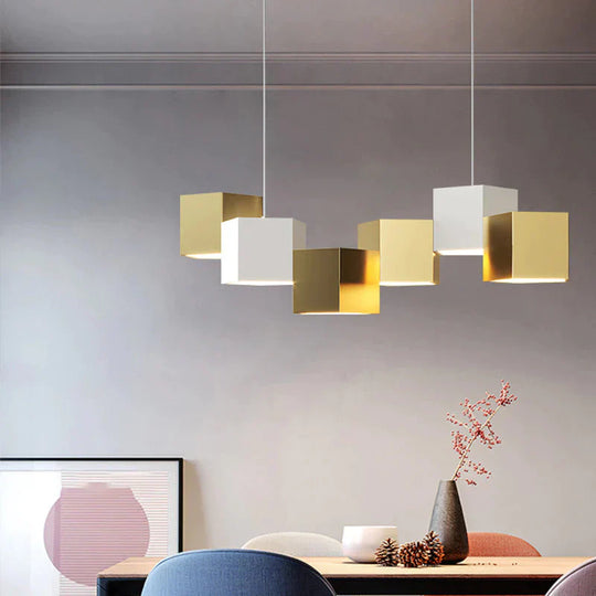 Restaurant Chandelier Simple Modern Creative Home Nordic Style Bar Atmosphere Warm Dining Room