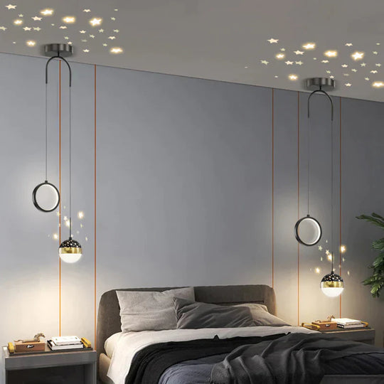Bedside Lamp Modern Simple Light Luxury Nordic Style Lamps Bedroom Living Room Background Wall