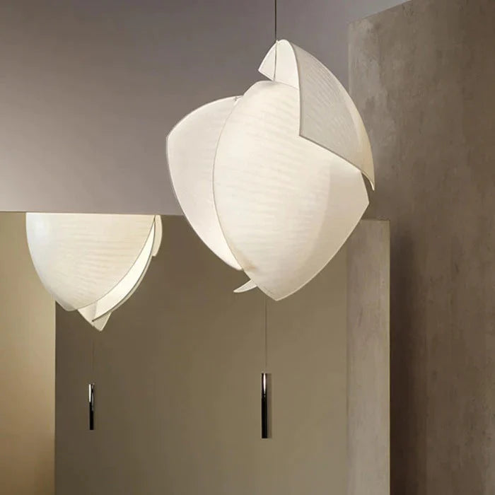 Creative Homestay Hotel Restaurant Lighting Retro Living Room Bedroom Fabric Chandelier Pendant
