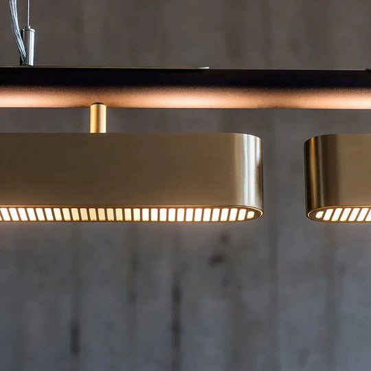 Modern Luxury Restaurant Chandelier Creative Hotel Bar Cafe Fashion Model Study Copper Lamp Pendant