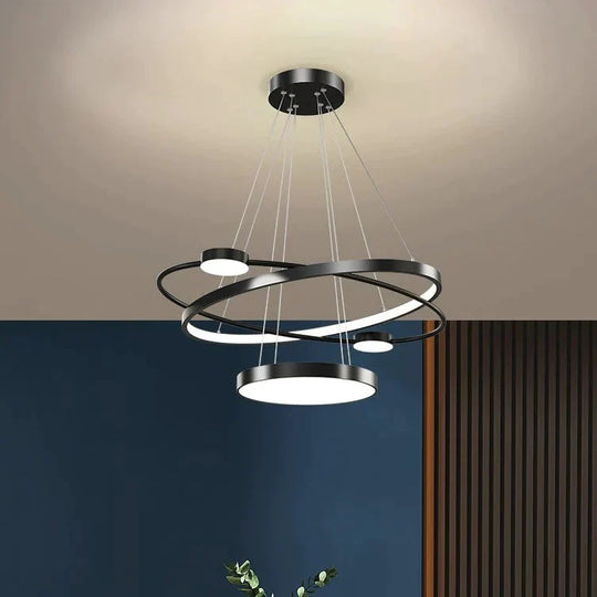 Modern Simple Restaurant Light Luxury Creative Dining Room Crystal Hanging Lamps Pendant