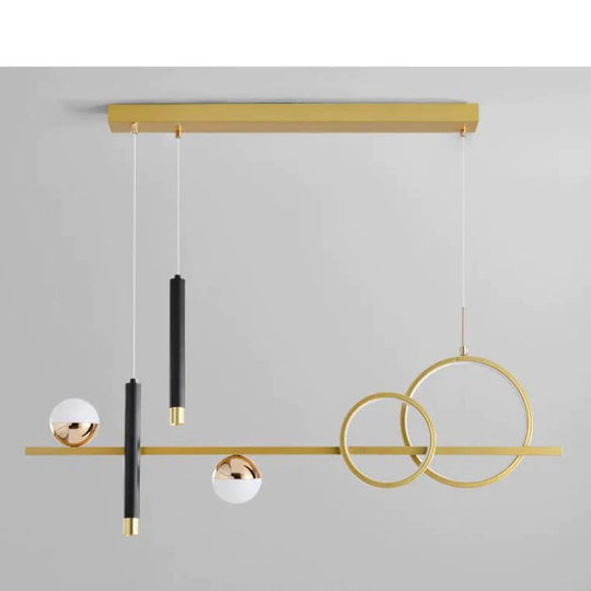 Dining Room Chandelier With Spotlights Nordic Luxury Bar Lamp Simple Modern Minimalist Strip