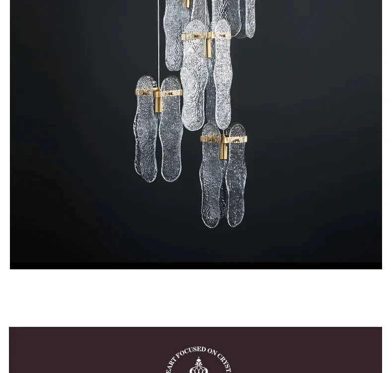 All - Copper Luxury Stair Chandelier Modern Restaurant Table Lamp Ins Creative Personality Bedside