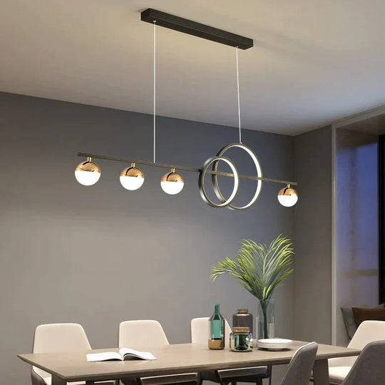 Dining Room Chandelier Minimalist Luxury Long Table Bar Lamps Pendant