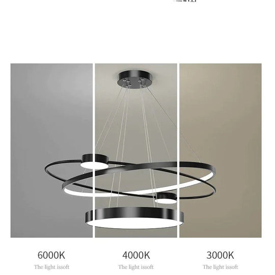Modern Simple Restaurant Light Luxury Creative Dining Room Crystal Hanging Lamps Pendant