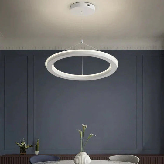 Light In The Bedroom Led Modern Minimalist Chandelier Diffuse Reflection Creative Dining Room Lamp