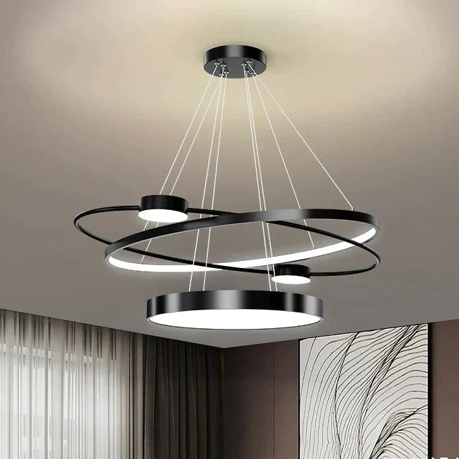 Modern Simple Restaurant Light Luxury Creative Dining Room Crystal Hanging Lamps Pendant