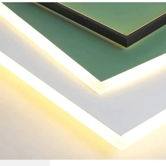 Nordic Living Room Lamp Led Ceiling Square Household Bedroom Dining Simple Modern Atmosphere
