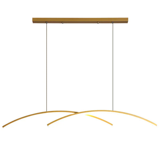 Simple Long Living Room Lamp Creative Personality Dining Bar Designer Restaurant Chandelier Pendant