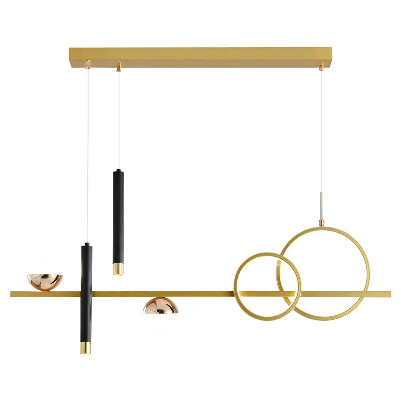 Dining Room Chandelier With Spotlights Nordic Luxury Bar Lamp Simple Modern Minimalist Strip