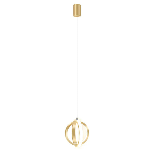 Nordic Creative Bedside Single Head Small Chandelier Personalized Art Restaurant Led Spherical