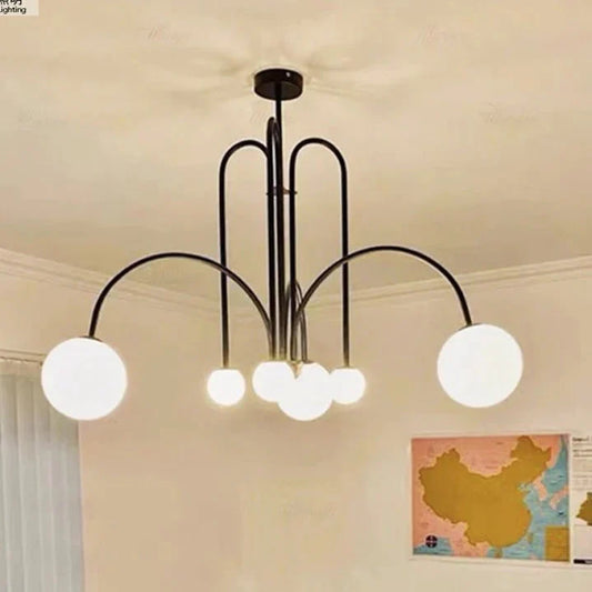 Chandelier Living Room Lamp Simple Modern Atmosphere Bedroom Light Luxury Style Restaurant Creative