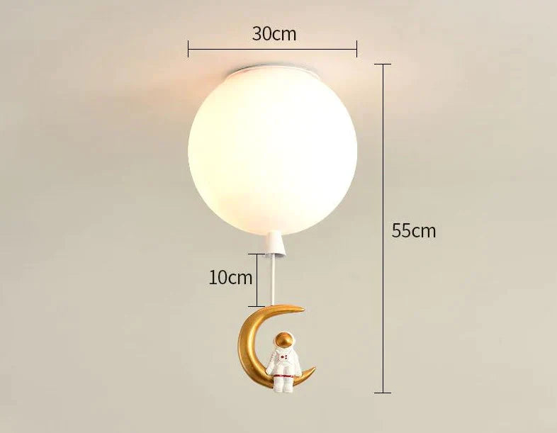 Creative Astronaut Children’s Room Lamp Bedroom Ceiling I