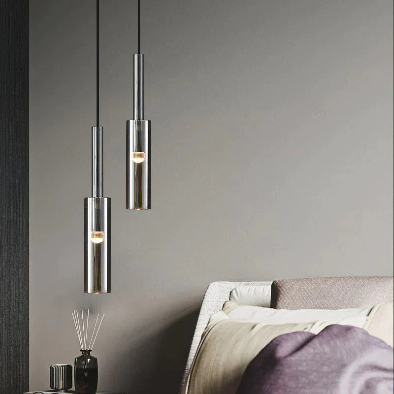 Bedside Chandelier Simple Living Room Tv Background Wall Long Bedroom Pendant