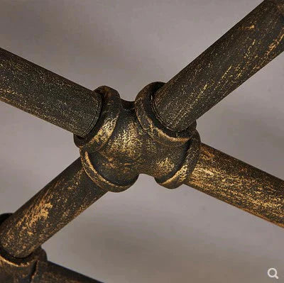 Retro Industrial Style Creative Restaurant Bar Iron Corridor Stair Lamp Water Pipe Ceiling