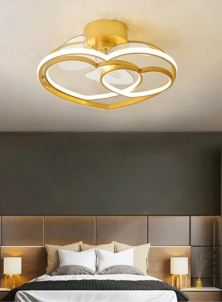 Creative Ceiling Fan Lamp Led