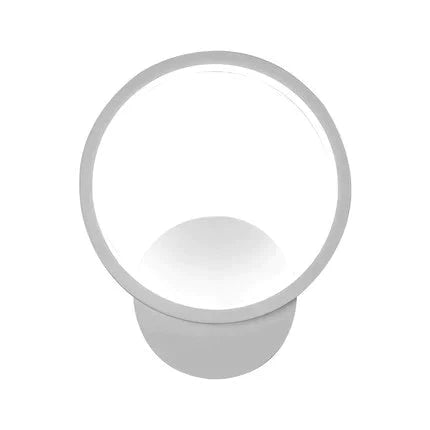 Black And White Led Ceiling Lamp Bedroom Modern Simple Living Room Net Red Round