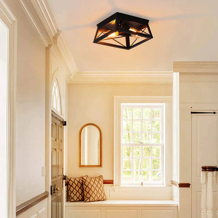 American Retro Industrial Wind Corridor Restaurant Ceiling Lamp