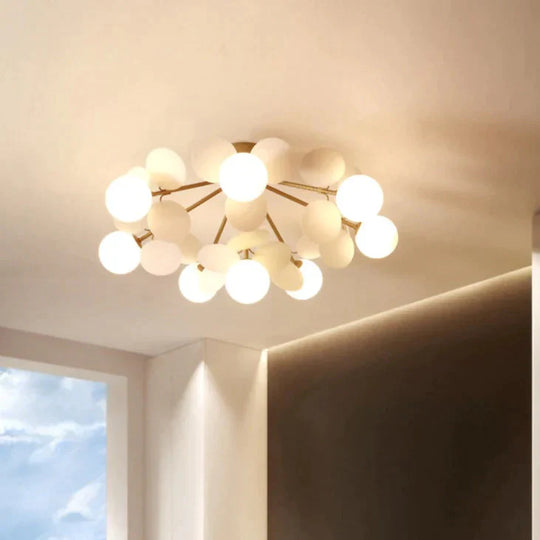 Bedroom Lamps Warm And Romantic Creative Online Celebrity Ins Petal Ceiling Lamp